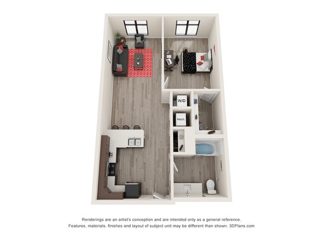 Plan 1.3 - 1007 W University - New Construction