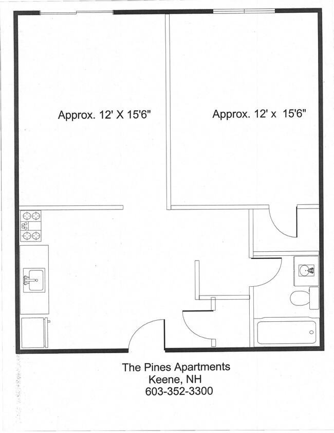 Floorplan - The Pines Apartments