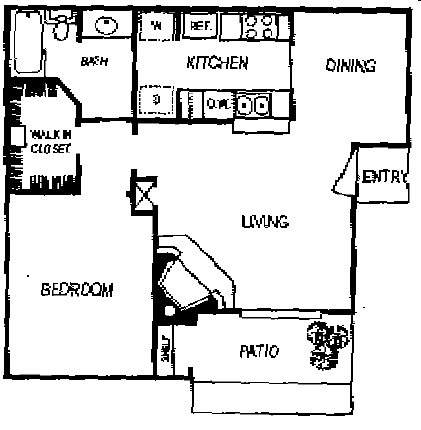 1BR/1BA - Cedar Ridge