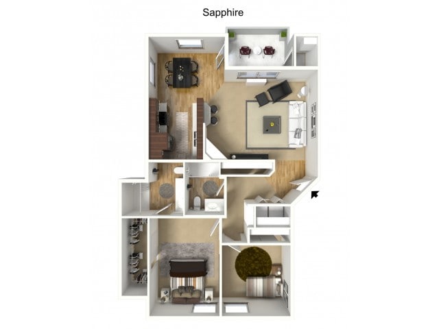 Sapphire - 2 Bedroom, 2 Bath - Acero Ridgefield