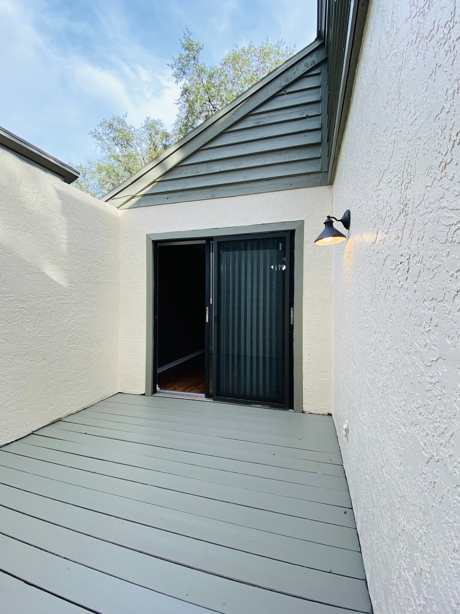 Front Patio outside master bedroom - 13903 LAZY OAK DRIVE