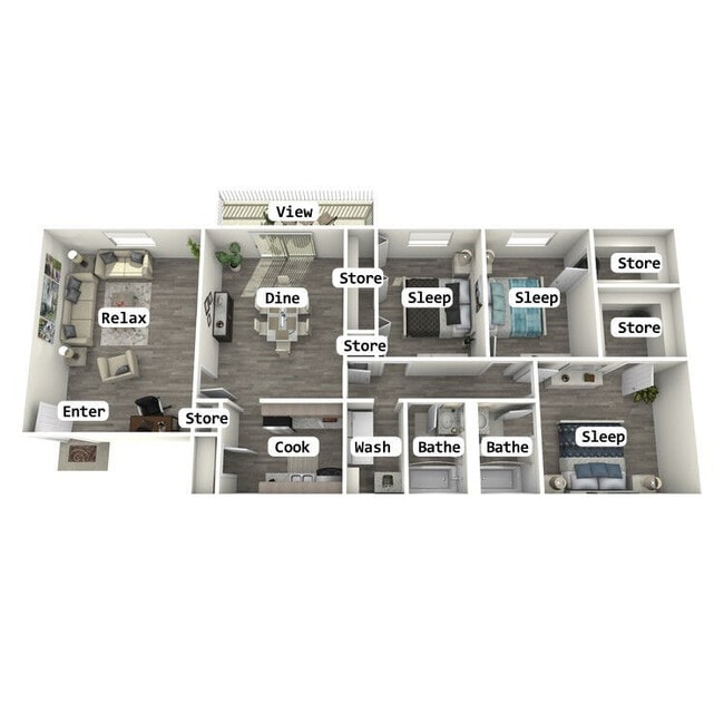 Floorplan - Grey Parc of Macon