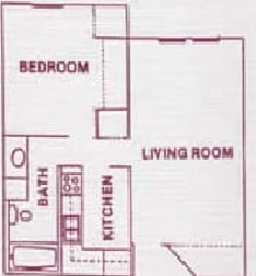 1BR/1BA - La Colonia