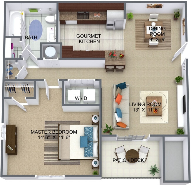 Floorplan - 200 West I