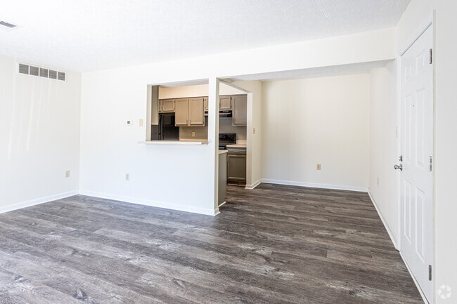 2BR, 2.5BA - 935 SF - Living Room - Crown Pointe