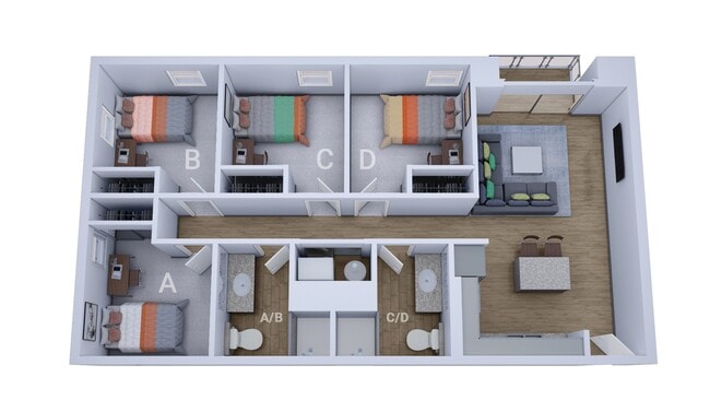 D1: 4BD | 2BA 1029 SQ - The Rowe