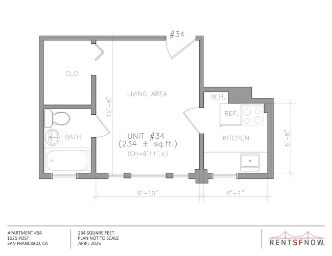 Floorplan - 1025 Post
