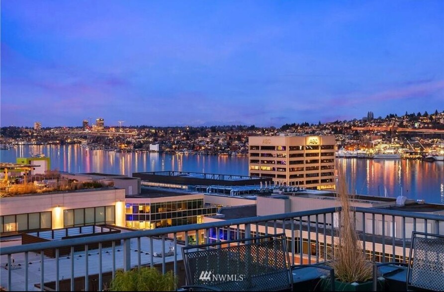 Balcony #1 Views (Lake View Night) - 900 Aurora Ave N