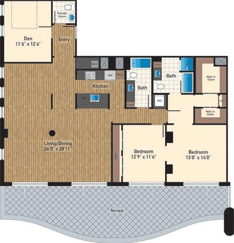Floorplan - 425 Mass