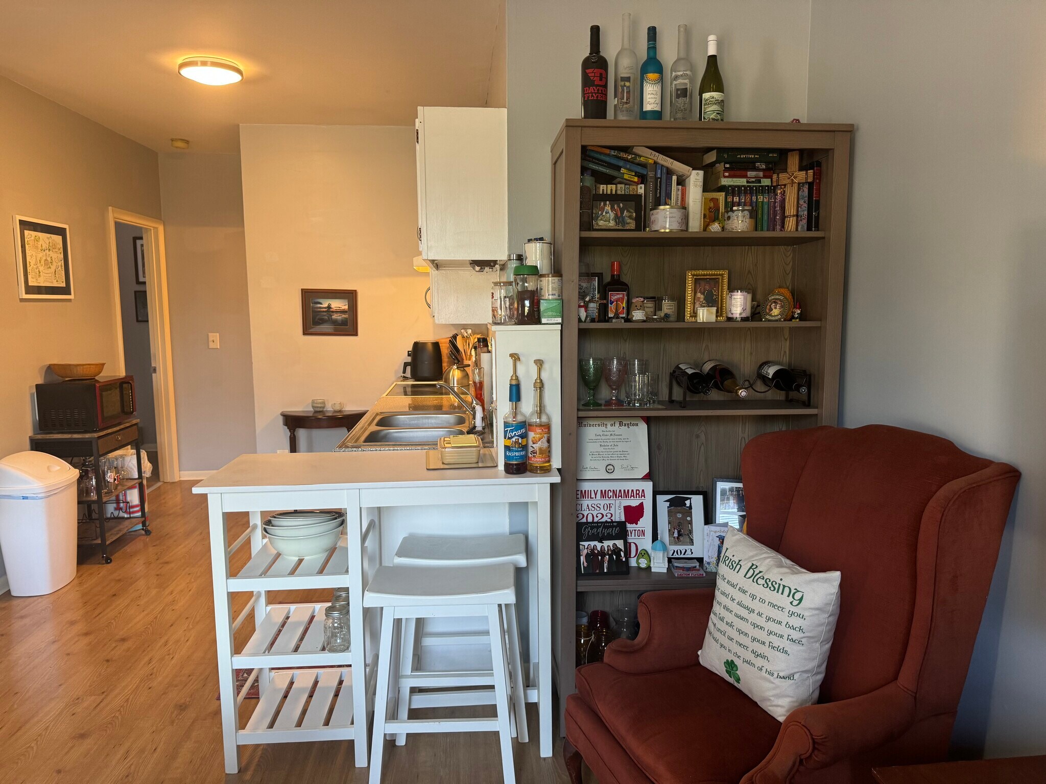 built in bookcase - 439 W Loveland Ave