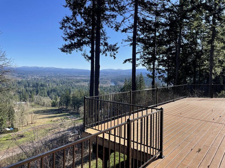 Back Deck with View - 17135 SE Royer Rd