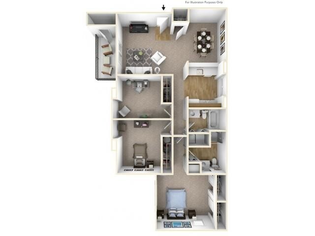 Floorplan - Center Pointe Apartments