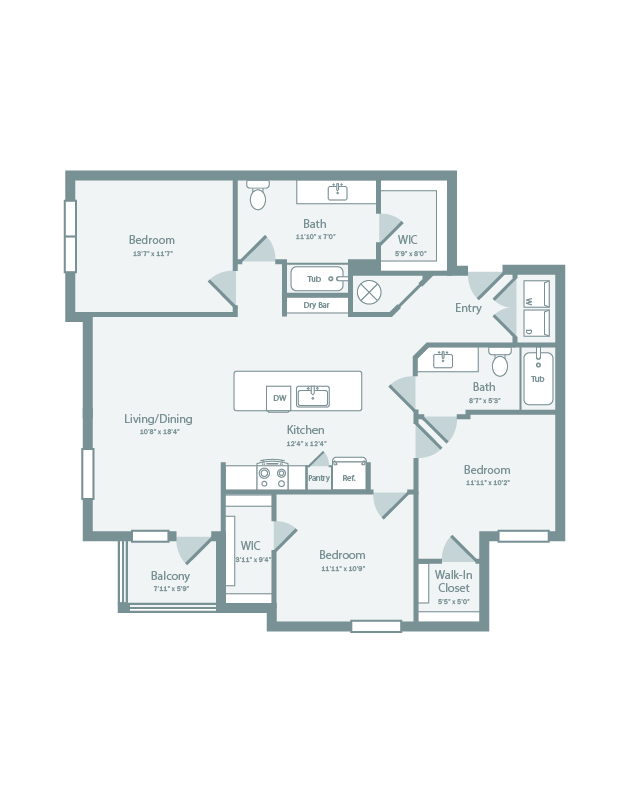 Floorplan - The Ellery at Westchester