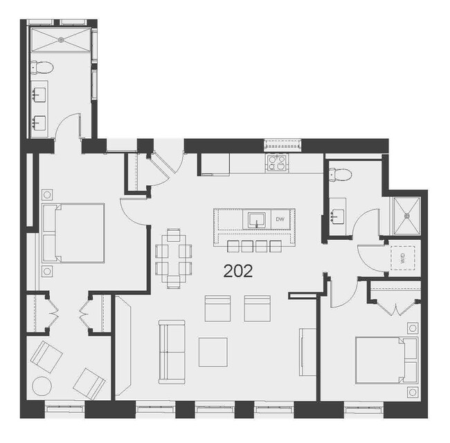 Floorplan - Motley School Apartments