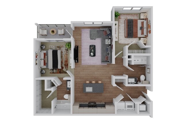Floorplan - The Garrison Luxury Apartments