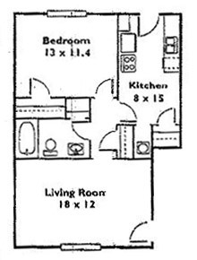 1BR/1BA - The Vue at Claudette Townhomes & Apartments