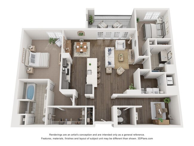 Floorplan - The Residences at Amberley Woods