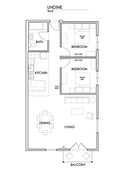 Floor Plan - 957 Steamboat Slough Rd