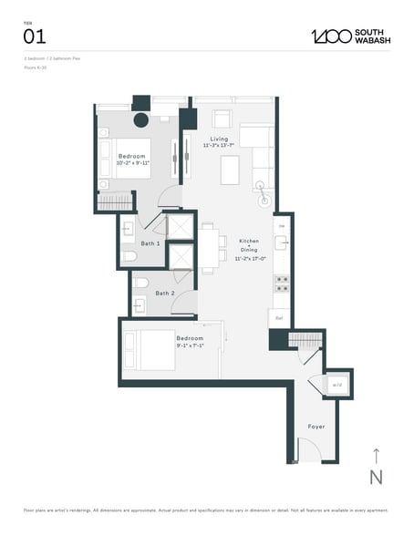 Interior Photo - 1400 Wabash