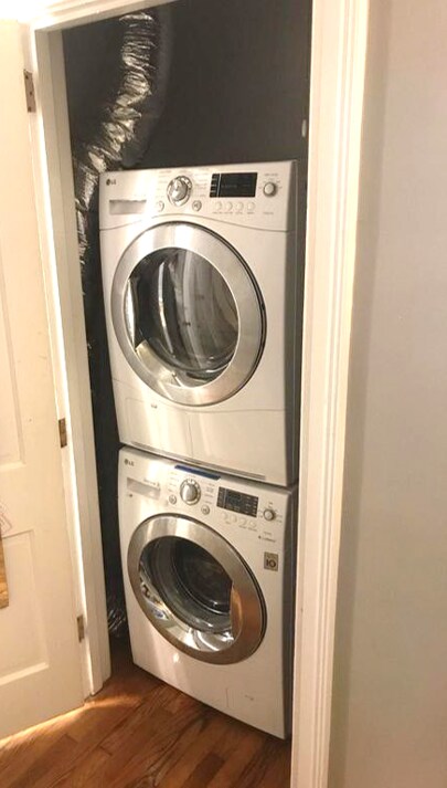 Laundry added into unit. Rare for the building. Units are included with rental. - 1337 E. Morehead Street