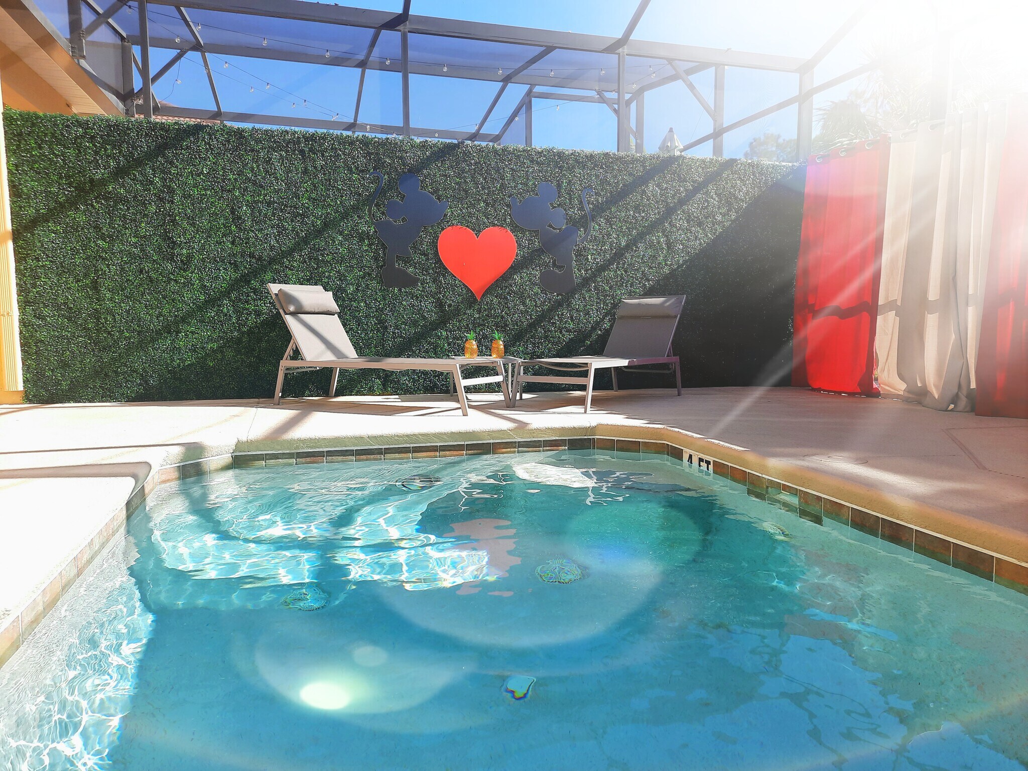 Patio and Splash Pool - 8966 Sugar Palm Rd