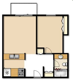 1BR/1BA - Evergreen Pointe