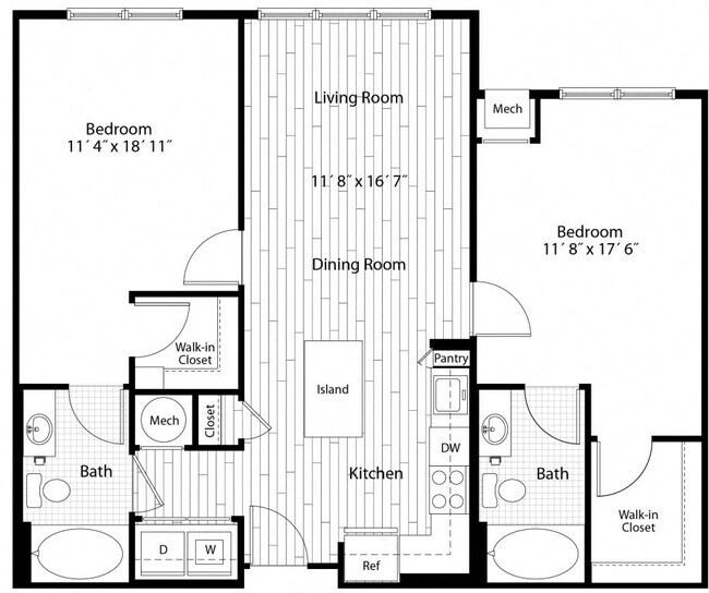 Floorplan - Rhode Island Row