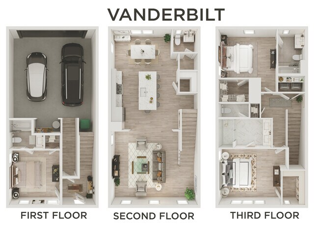 3 bed 3.5 bath townhome - The Aria Townhomes