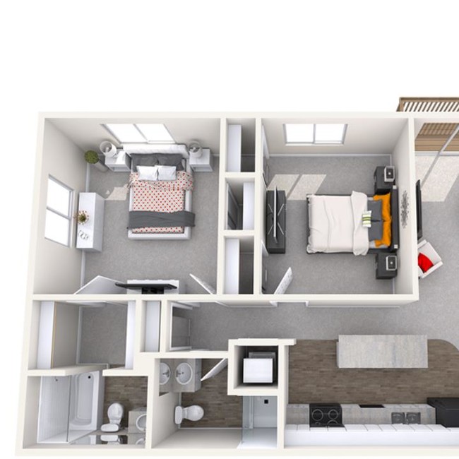 Floorplan - Berrytree Apartments