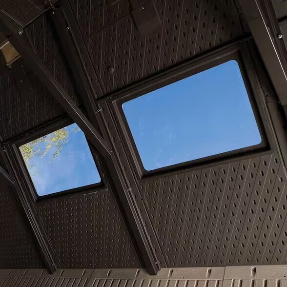 Sky lights in shed - 82 Yankee St