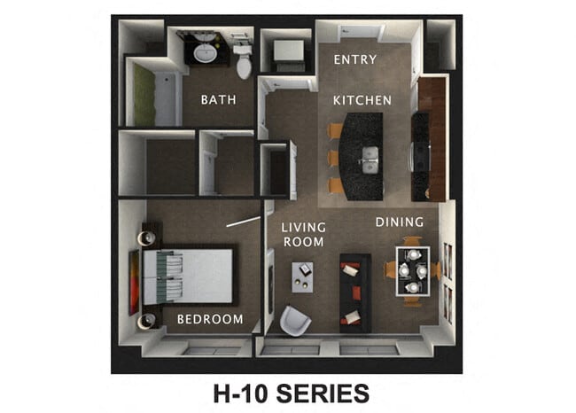 Floorplan - The Residences At Hanna