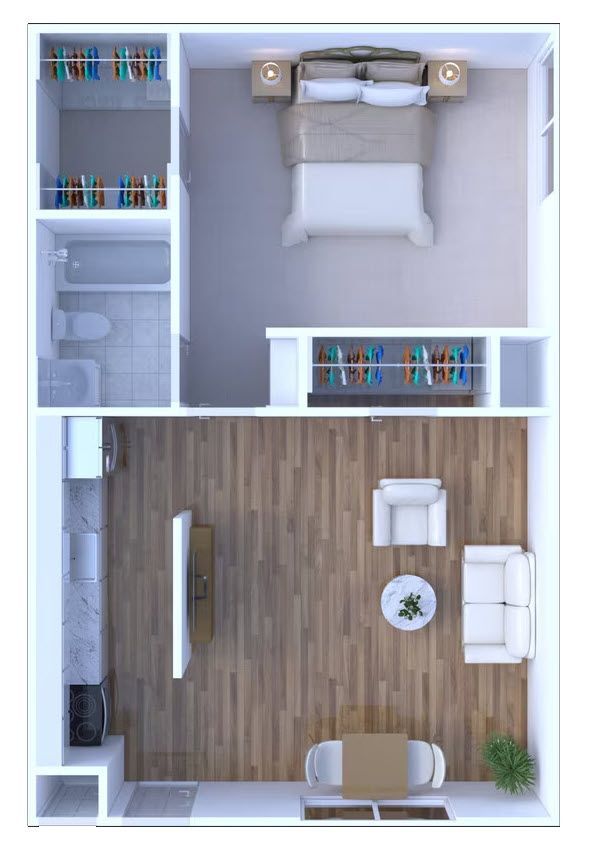 Floorplan - Franklin Square Apartments