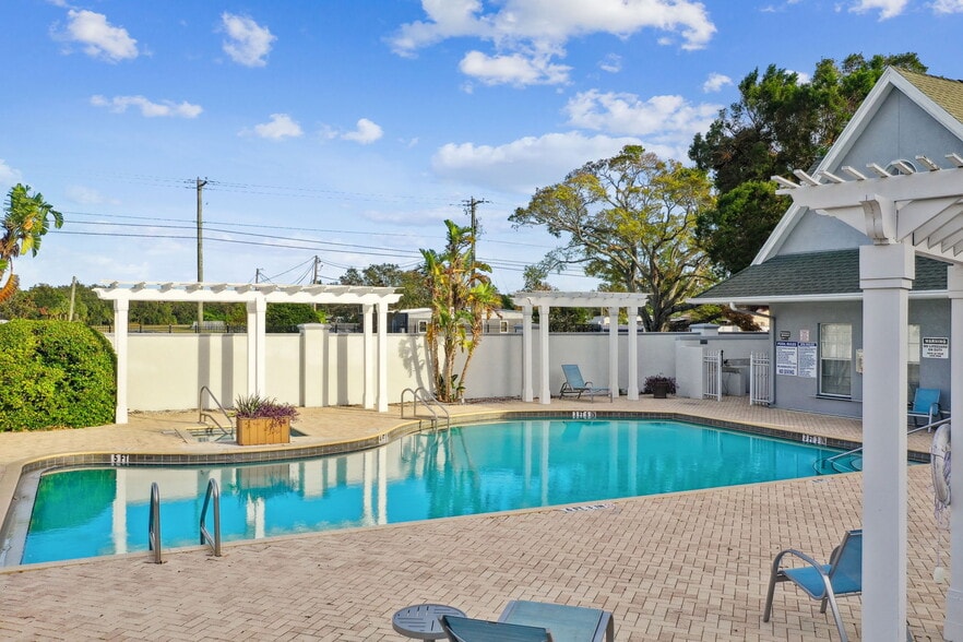 Pool area - 4543 Bay Spring Ct