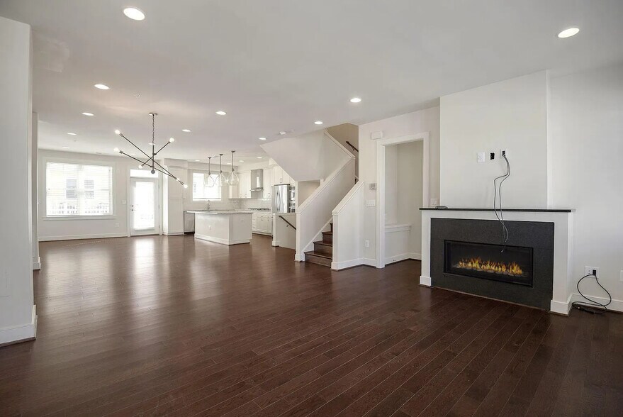 Open Living and Dining Room and Kitchen - 70 Ellsworth Heights St