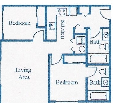 2BR/2BA - Sir Gallahad Apartment Homes