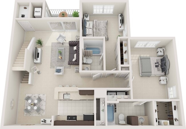 Floorplan - Orchards Apartments