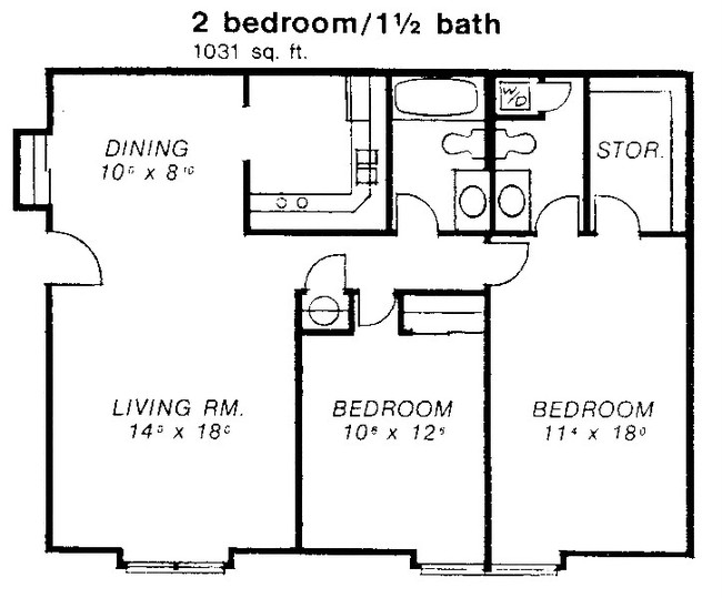 2BR/1.5BA - Alt Stone Bridge Apartments