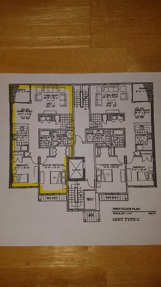 Unit floor plan - 35 Collins St