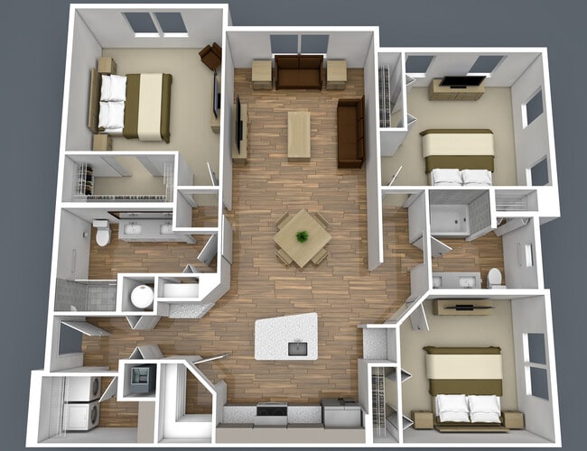 Floorplan - Centre Pointe Apartments