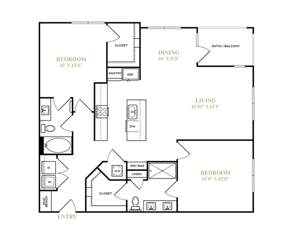 Floorplan - The Elm at River Park