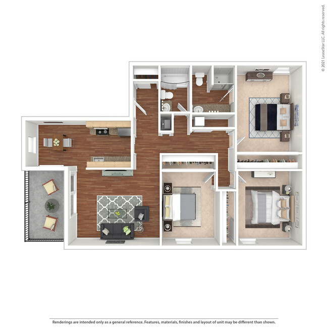 Floorplan - Pleasanton Glen Apartments