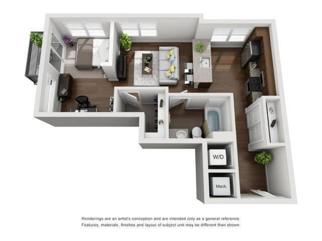 S1 | Studio - Lookout on Cragmor | Student Housing