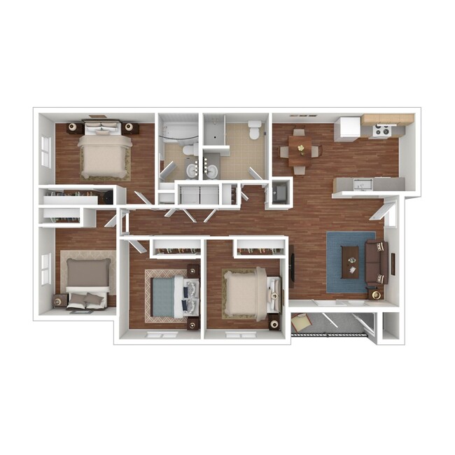 Floorplan - The Orchard Apartments