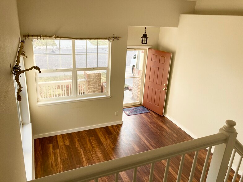 View of Living Room from Upstairs - 15949 Longford Dr