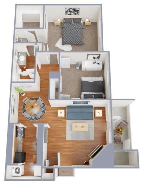 Floorplan - Enclave at Eagle Creek Apartments