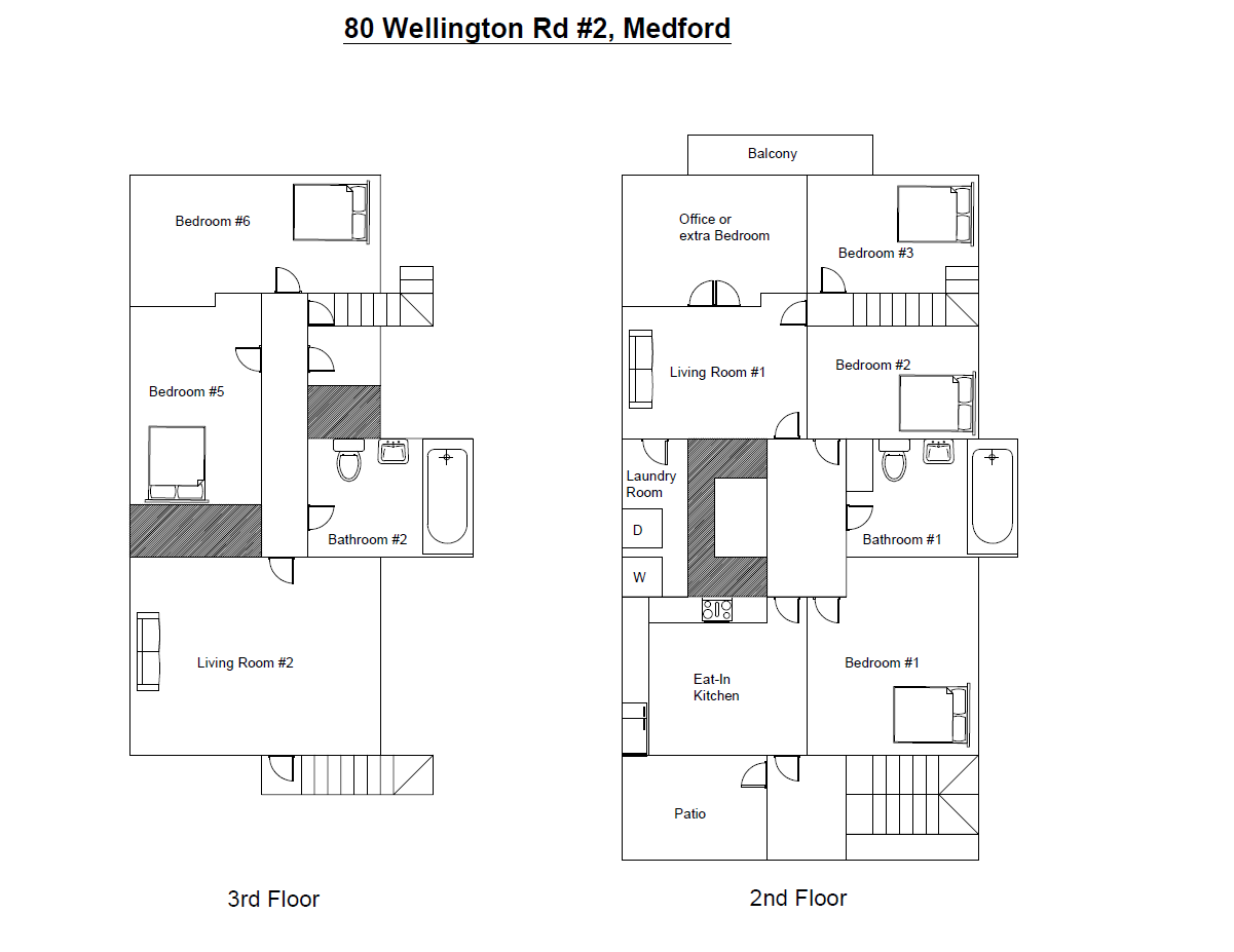 Layout (not to scale) - 82 Wellington Rd