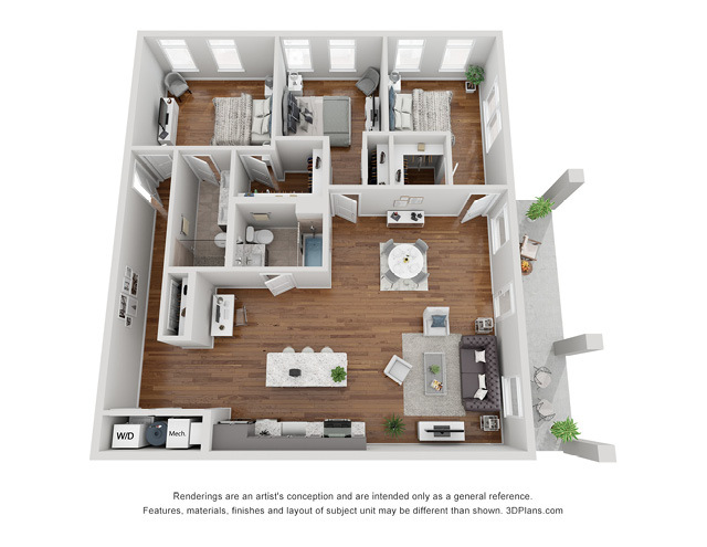 Floorplan - Monroe Aberdeen Place