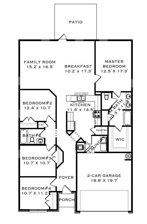 Building Photo - Roomy 4 bedroom 2 bath home in Schooner La...