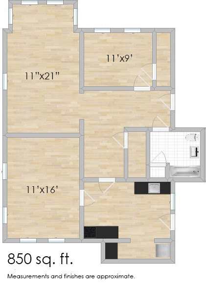 Floorplan - 130-142 N. Humphrey Ave.