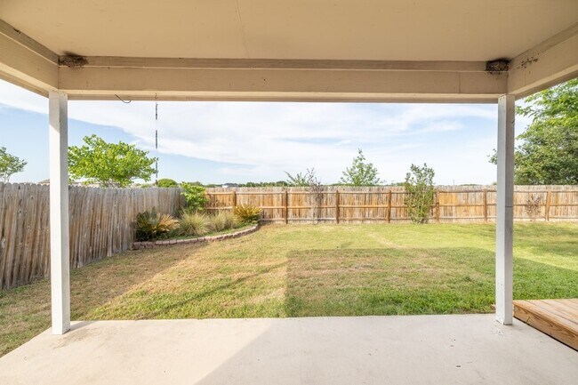 Backyard Patio View - 706 Indian Blanket